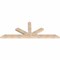 Ekena Millwork Saratoga Smooth Timber Gable Bracket, Douglas Fir, 96"W x 36"H x 3 1/2"D x 5 1/2"F, 9/12 Pitch GBW096X36X0406SAR00SDF - alternate 4